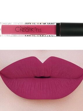 BEAUTY CREATIONS #24 Kiss Me Long Wear Matte Lip Gloss Magenta Liquid Lipstick